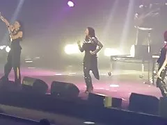 성숙한 흑 단 숙 녀 하이 힐 부츠 en 유행 라이브 개최