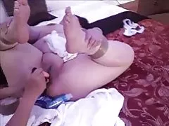 통 통한 아마추어 아시아 성숙한 장난감 놀이