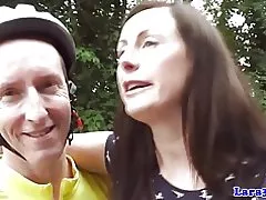 유로 영국 milf 항문 섹스 스타킹에